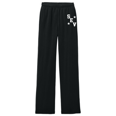 Adult Bella Canvas Fleece open bottom sweatpant Thumbnail