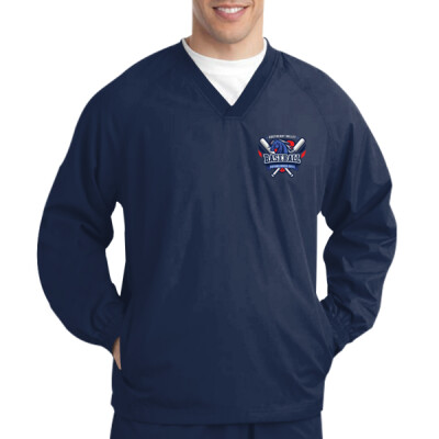 Adult Unisex V-Neck Raglan Wind Shirt Thumbnail